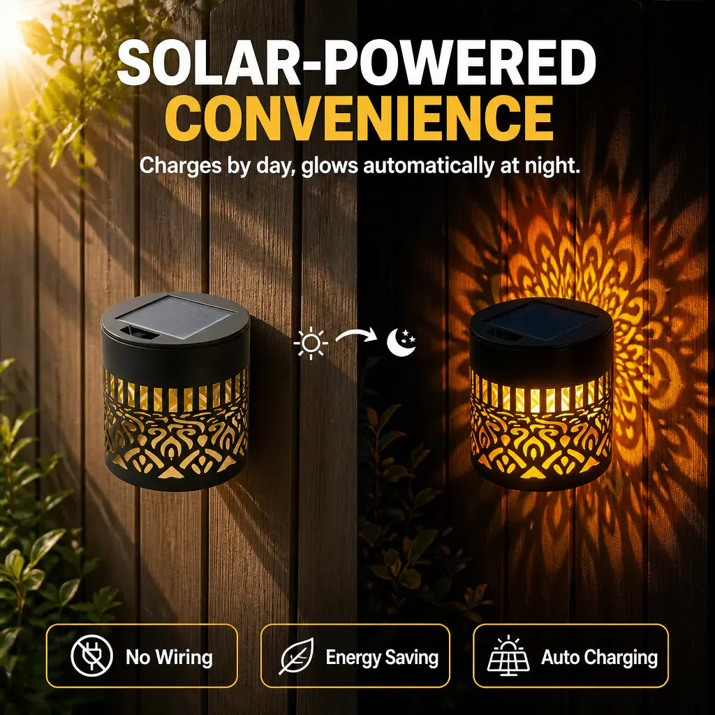 Bluecrest™ - Solar Mandala Projector Light